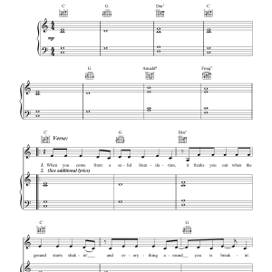 Delta Goodrem God Laughs Musik Noten - Piano, Vocal & Guitar Chords - 40685-0