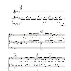 Delta Goodrem The Analyst Musik Noten - Piano, Vocal & Guitar Chords - 31034-0