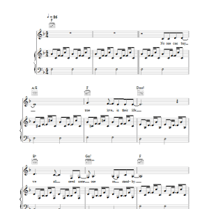 Delta Goodrem You Are My Rock Musik Noten - Piano, Vocal & Guitar Chords - 30853-0