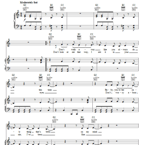 Demi Lovato Get Back Musik Noten - Piano, Vocal & Guitar Chords - 69752-0