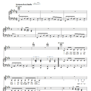Demi Lovato Party Musik Noten - Piano, Vocal & Guitar Chords - 69755-0