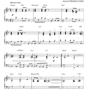 Dennis De Young On The Street Where You Live [Jazz version] (arr. Brent Edstrom) Musik Noten - Piano Solo - 161179-0
