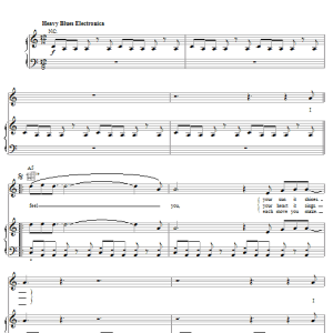 Depeche Mode I Feel You Musik Noten - Piano, Vocal & Guitar Chords - 58176-0