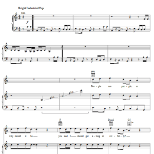 Depeche Mode People Are People Musik Noten - Piano, Vocal & Guitar Chords - 58169-0