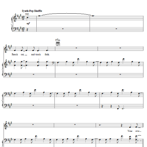 Depeche Mode Personal Jesus Musik Noten - Piano, Vocal & Guitar Chords - 58174-0