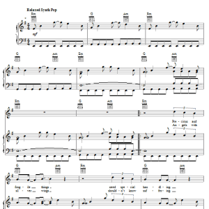 Depeche Mode Precious Musik Noten - Piano, Vocal & Guitar Chords - 58185-0