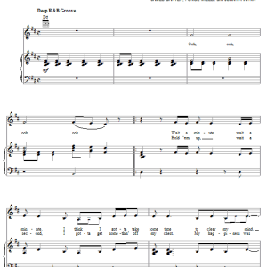 Destiny's Child Free Musik Noten - Piano, Vocal & Guitar Chords - 50964-0
