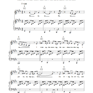 Destiny's Child Happy Face Musik Noten - Piano, Vocal & Guitar Chords - 18871-0