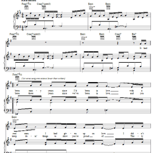 Destiny's Child Love Musik Noten - Piano, Vocal & Guitar Chords - 50952-0