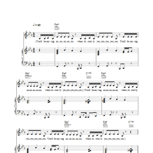 Destiny's Child No, No, No Part 1 Musik Noten - Piano, Vocal & Guitar Chords - 31569-0