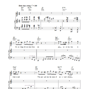 Diana Krall Do Nothin' Till You Hear From Me Musik Noten - Piano, Vocal & Guitar Chords - 32491-0