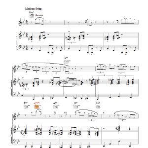 Diana Krall I Love Being Here With You Musik Noten - Piano, Vocal & Guitar Chords - 23062-0