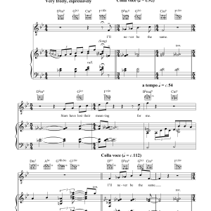 Diana Krall I'll Never Be The Same Musik Noten - Piano, Vocal & Guitar Chords - 28039-0