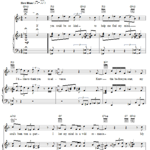 Diana Krall Lost Mind Musik Noten - Piano, Vocal & Guitar Chords - 104137-0