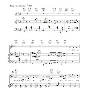Diana Krall The Frim Fram Sauce Musik Noten - Piano, Vocal & Guitar Chords - 36582-0