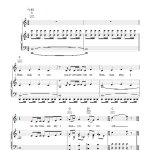 Diana Vickers My Wicked Heart Musik Noten - Piano, Vocal & Guitar Chords - 105732-0