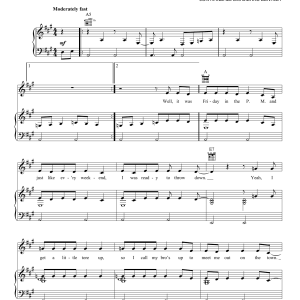 Dierks Bentley Am I The Only One Musik Noten - Piano, Vocal & Guitar Chords - 85996-0