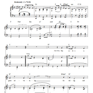 Dimitri Tiomkin I'll Ballyhoo You Musik Noten - Piano, Vocal & Guitar Chords - 91916-0
