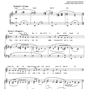 Dimitri Tiomkin Love, Look What You've Done To Me Musik Noten - Piano, Vocal & Guitar Chords - 91896-0