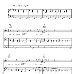 Dionne Warwick This Empty Place Musik Noten - Piano, Vocal & Guitar Chords - 119262-0