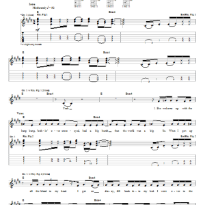 Dispatch Bang Bang Musik Noten - Guitar Tab - 25725-0