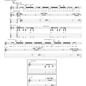 Disturbed Glass Shatters Musik Noten - Guitar Tab - 23250-0