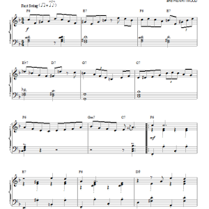 Django Reinhardt Rosetta (arr. Brent Edstrom) Musik Noten - Piano Solo - 90137-0