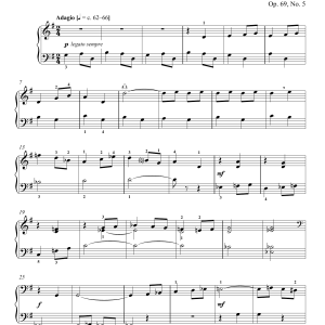 Dmitri Shostakovich Sad Tale Musik Noten - Piano Solo - 158119-0