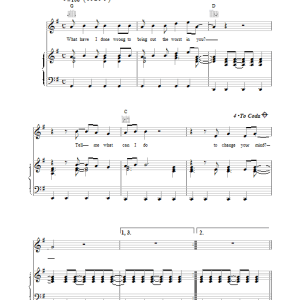 Dodgy What Have I Done Wrong Musik Noten - Piano, Vocal & Guitar Chords - 17242-0