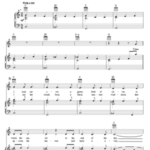 Dolly Parton Everything's Beautiful (In Its Own Way) Musik Noten - Piano, Vocal & Guitar Chords - 67596-0