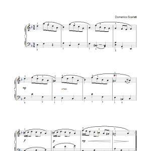 Domenico Scarlatti Larghetto Musik Noten - Easy Piano - 105734-0