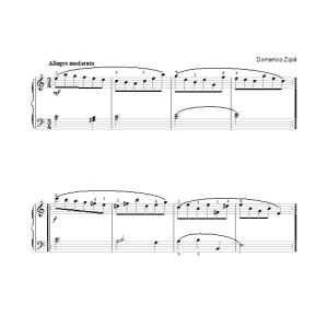 Domenico Zipoli Little Prelude Musik Noten - Piano, Vocal & Guitar Chords - 36975-0