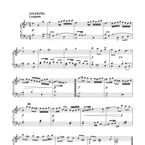 Domenico Zipoli Sarabanda And Giga (from The Suite In G Minor) Musik Noten - Piano Solo - 111283-0