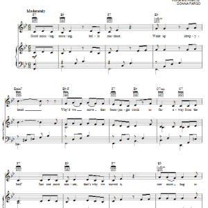 Donna Fargo The Happiest Girl In The Whole U.S.A. Musik Noten - Piano, Vocal & Guitar Chords - 74325-0