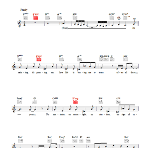 Donna Summer No More Tears Musik Noten - Lead Sheet / Fake Book - 24578-0
