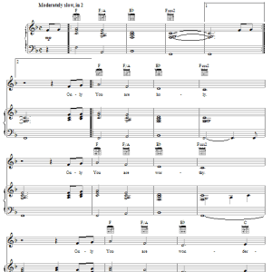 Donnie McClurkin Only You Are Holy Musik Noten - Piano, Vocal & Guitar Chords - 52881-0