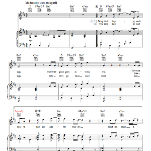 Doris Day Happy Endings Musik Noten - Piano, Vocal & Guitar Chords - 94692-0