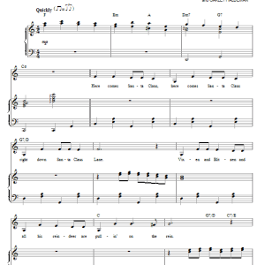 Doris Day Here Comes Santa Claus (Right Down Santa Claus Lane) Musik Noten - Piano & Vocal - 84878-0