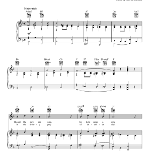 Doris Day I'll See You In My Dreams Musik Noten - Piano, Vocal & Guitar Chords - 163972-0