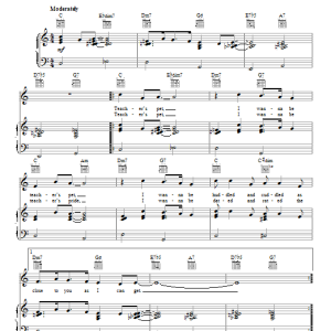 Doris Day Teacher's Pet Musik Noten - Piano, Vocal & Guitar Chords - 94687-0