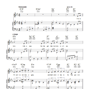 Doris Day The Party's Over Musik Noten - Piano, Vocal & Guitar Chords - 43215-0
