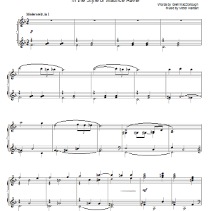 Doris Day Toyland (in the style of Maurice Ravel) (arr. David Pearl) Musik Noten - Piano Solo - 55573-0