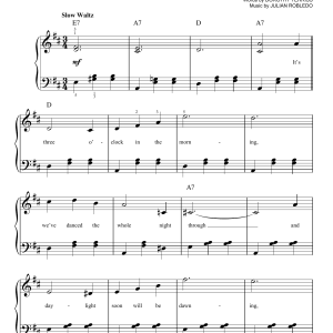 Dorothy Terriss Three O'Clock In The Morning Musik Noten - Easy Piano - 27221-0