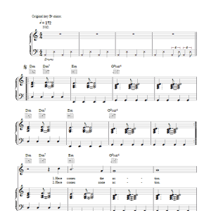 Doves Black And White Town Musik Noten - Piano, Vocal & Guitar Chords - 40221-0