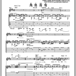 Dream Theater Another Day Musik Noten - Guitar Tab - 155166-0