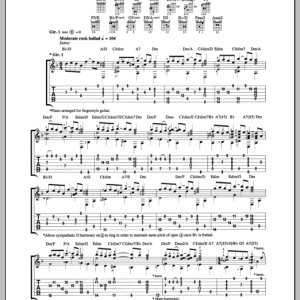 Dream Theater Space-Dye Vest Musik Noten - Guitar Tab - 155183-0