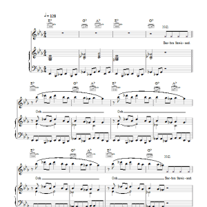 Duck Sauce Barbra Streisand Musik Noten - Piano, Vocal & Guitar Chords - 105097-0