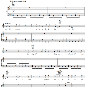 Duncan Sheik Don't Do Sadness/Blue Wind Musik Noten - Piano, Vocal & Guitar Chords - 63371-0