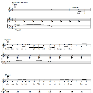 Duncan Sheik The Bitch Of Living Musik Noten - Piano, Vocal & Guitar Chords - 63373-0
