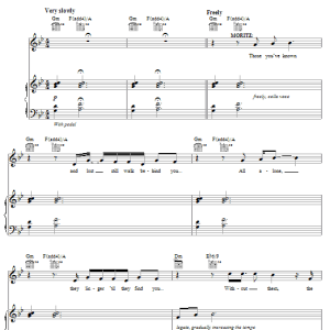 Duncan Sheik Those You've Known Musik Noten - Piano, Vocal & Guitar Chords - 63363-0